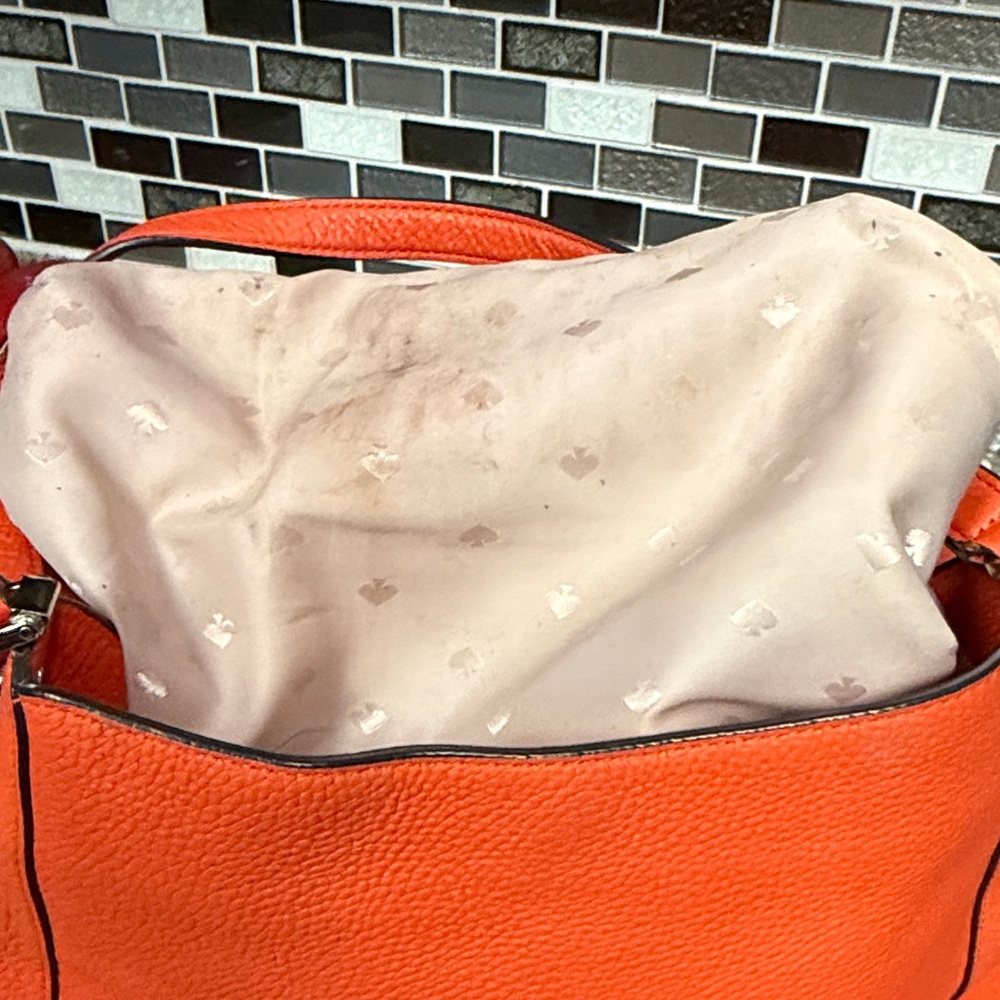 Kate Spade Bold Orange Shoulder Bag - Picture 5 of 8